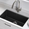 Picture of modern stand alone tub installation